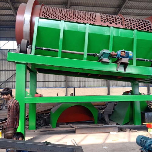 回轉(zhuǎn)滾筒篩鑄造砂篩分機(jī)鑄造件落砂機(jī)石子封閉滾筒篩